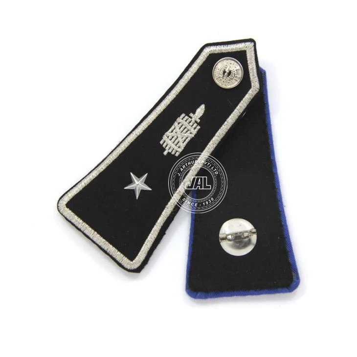 OEM Uniform Shoulder Boards Multi Stripe Epaulettes for Sale High Quality Customized Epaulettes for Online Sale
