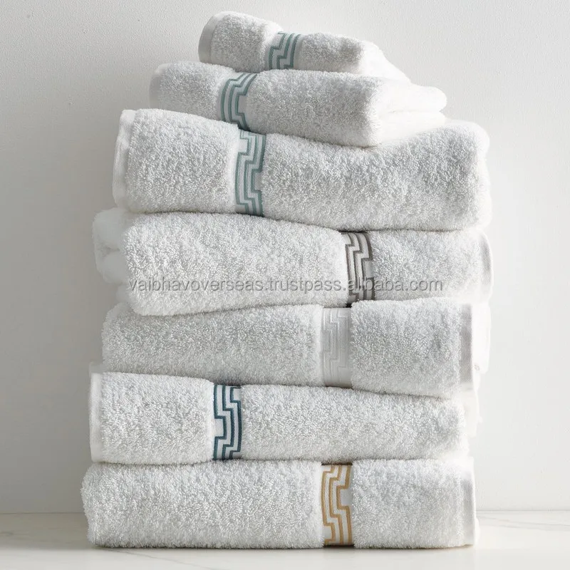 Terry Bath Towels Made Of 100% Cotton Combed & Zero Twist Cotton Super ...