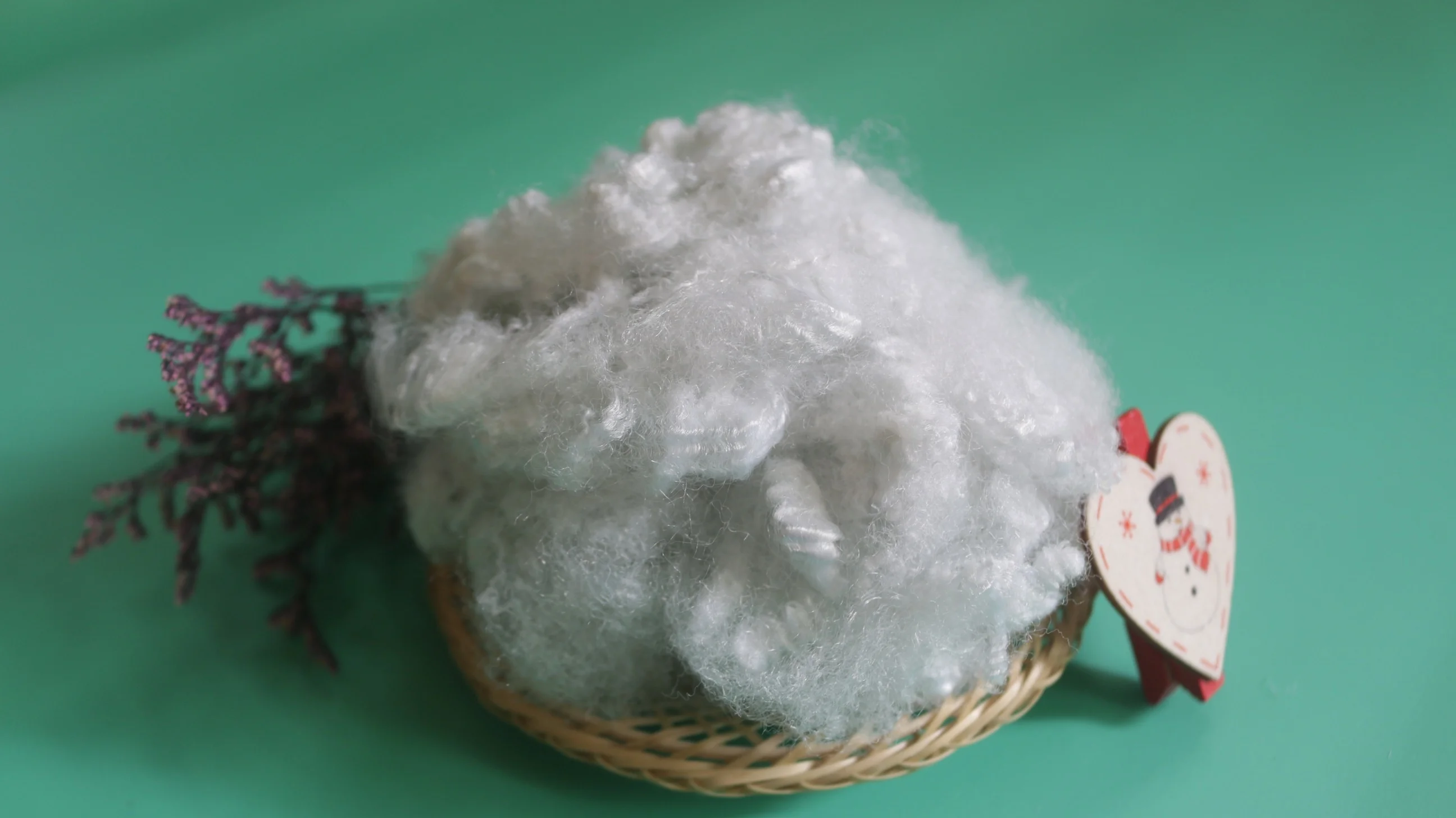 20D H Slick White Hollow 100% Polyester Staple Fibers Recycled PSF Vikohasan Supplier Flame Retardant Glass Filling Spinning