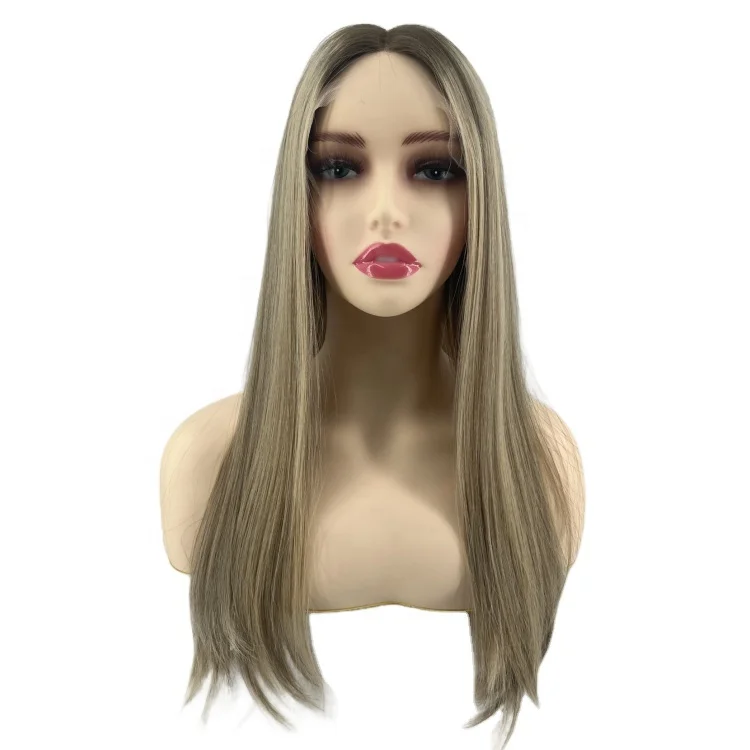 Qingdao Jewish Wigs Factory's Kosher Jewish Sheitel Wigs for Women Unprocessed Double Drawn European Hair Transparent Lace Top