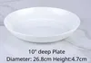 10-inch deep Plate