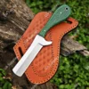 Stainless Steel & Green Honeycomb