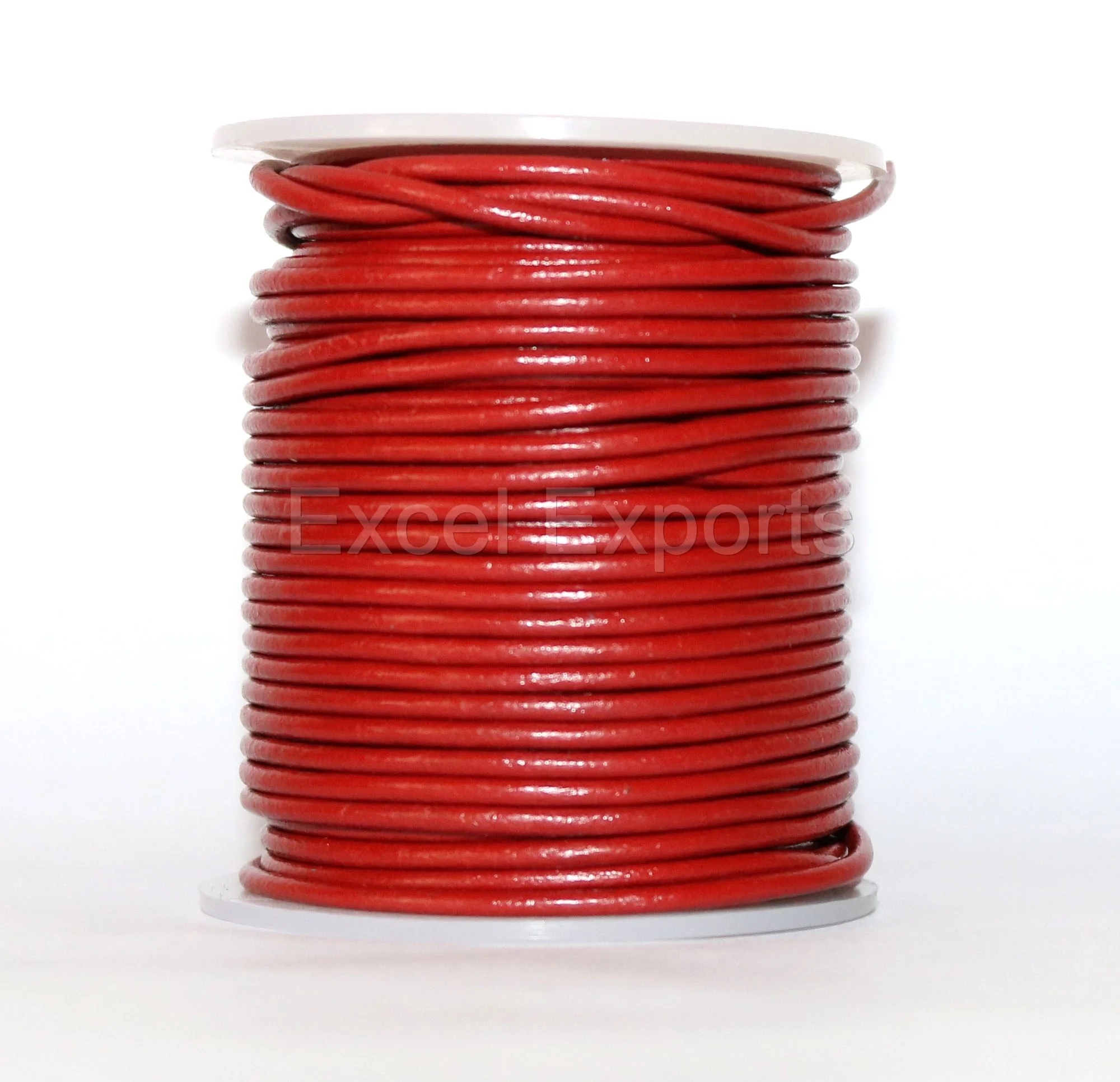 Genuine Leather Cords Grey Color Leather Cord 2mm 1.5mm 1mm For Weaving