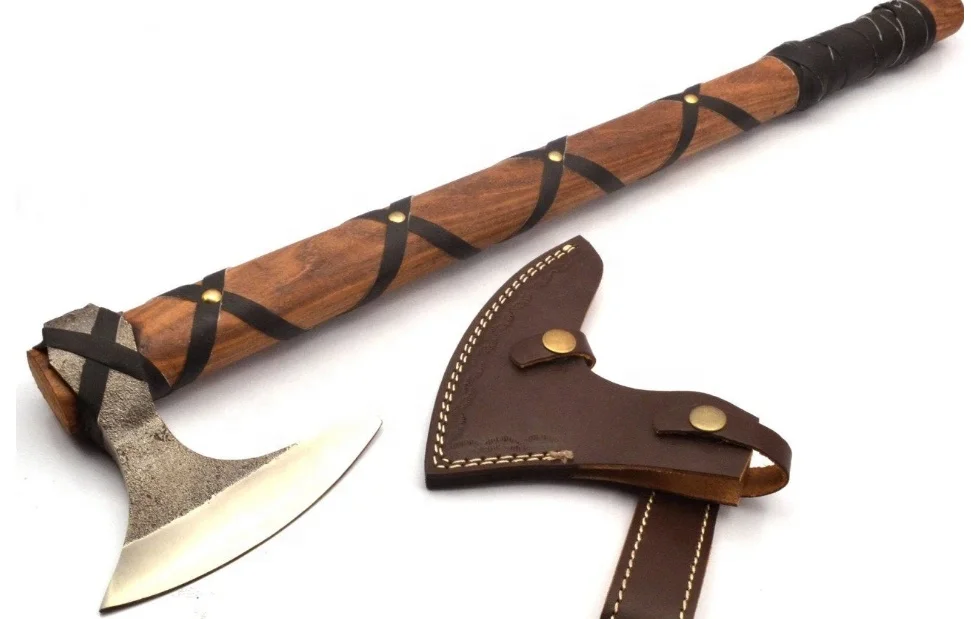 Ready stock Camping Multi Function Axe Survival Cleaver Hatchet Emergency Multi Tool Wrench with Axe For Outdoor
