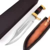 Carbon Steel & Micarta Leather Handle