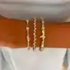 Or véritable massif 18 carats