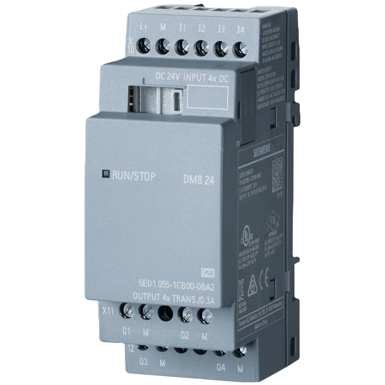 6ed1052-1md00-0ba7 Siemens Logo! Plc 6ed10521md000ba7,Integrated ...