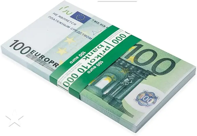 High Quality Real Aged Canadian Custom Uk Euro Grade Nz Paper Us Currency Bills Prop Money