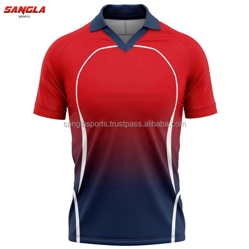 Oem Sublimation Custom Sports Team Wear Club Cricket Jersey With Custom ...