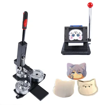 Junmin Cat Shape Badge Making Machine Fridge Magnet Making Machine Button Badge Maker Machine