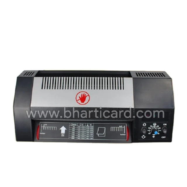 Id Card Lamination Machine Id Card A4 Flim Hot Press Laminator Machine