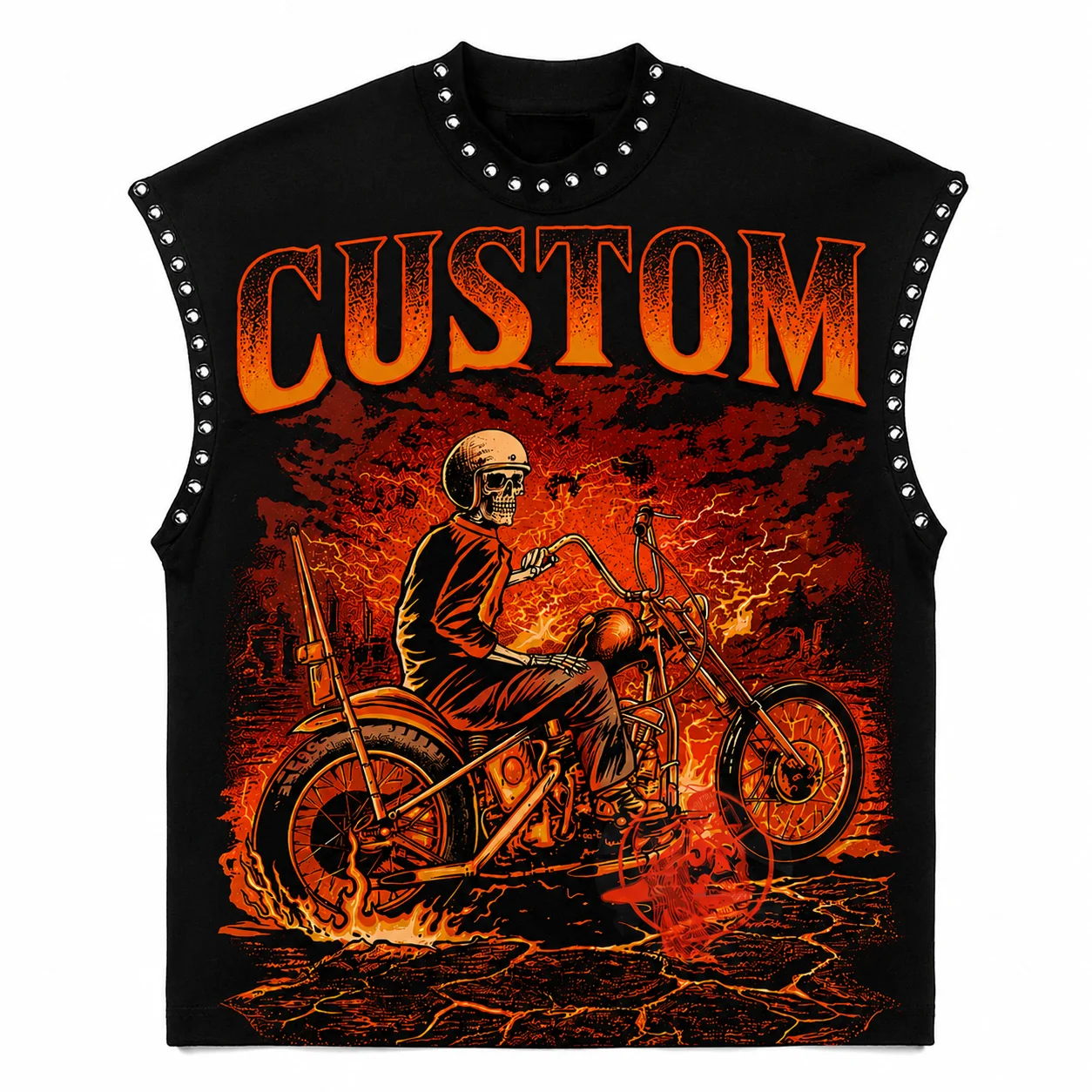 Glory Custom Rhinestone Printed Tank Top 100 % Cotton Soft Eco Friendly Fabric Trendy DTG Design Sleeveless T Shirt For Unisex