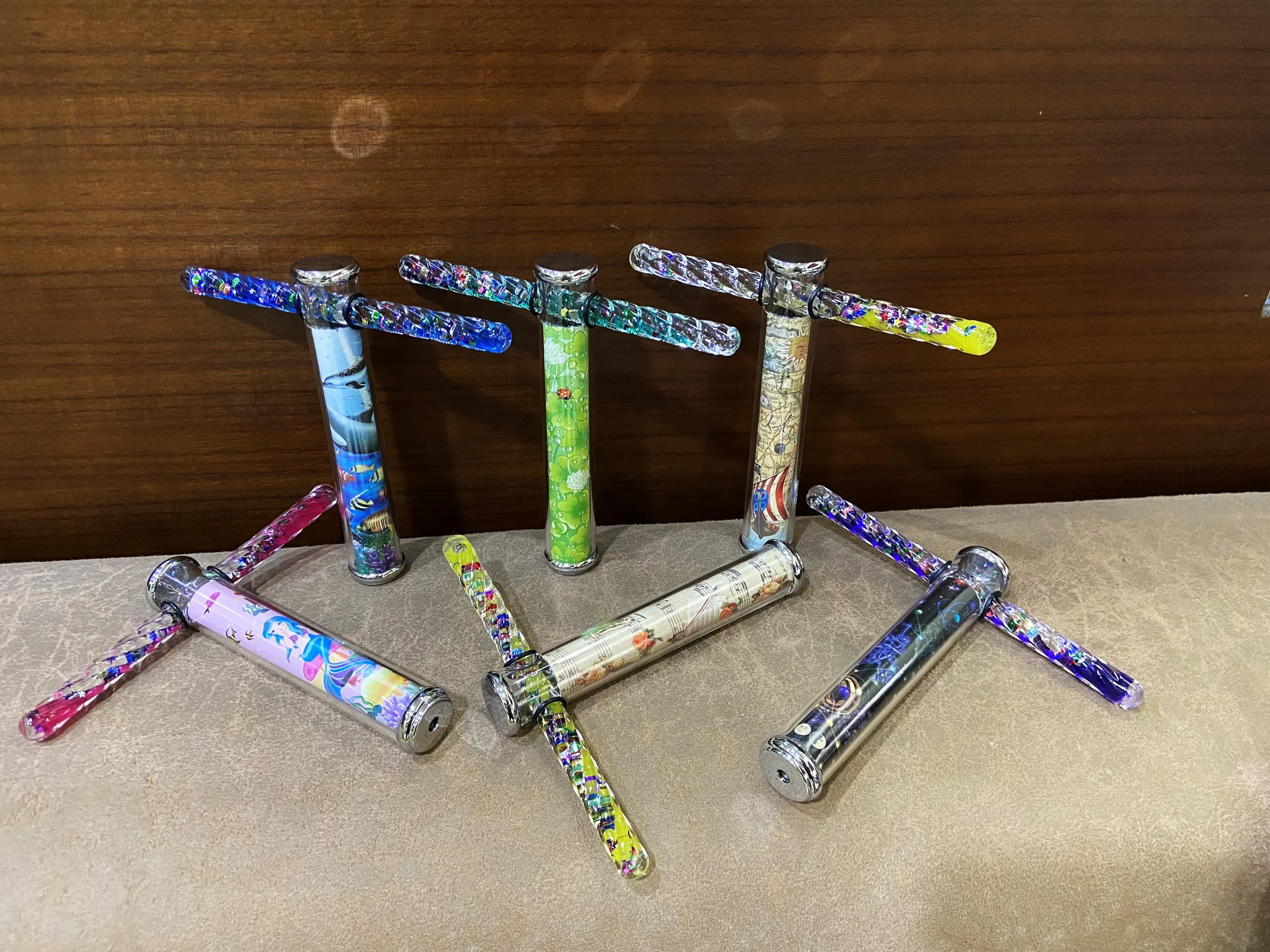 Акриловый калейдоскоп с красочной печатью сувенирные подарочные