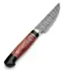 Warm Red-Brown Wood, Gloss Black Horn