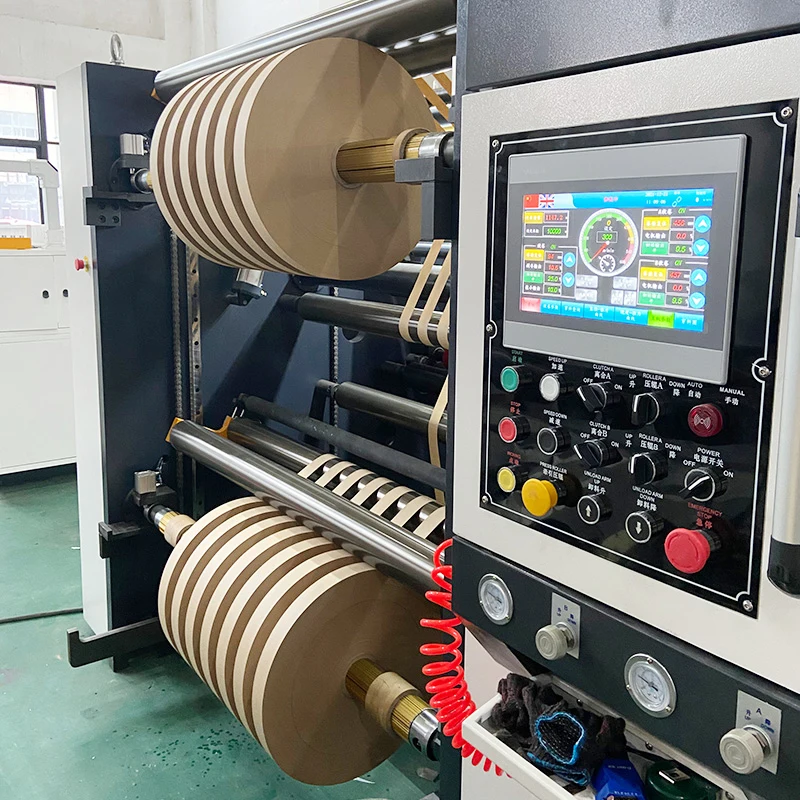Slitter Rewinder Machine for Roll to Roll Processing with PLC Control for PVC Film