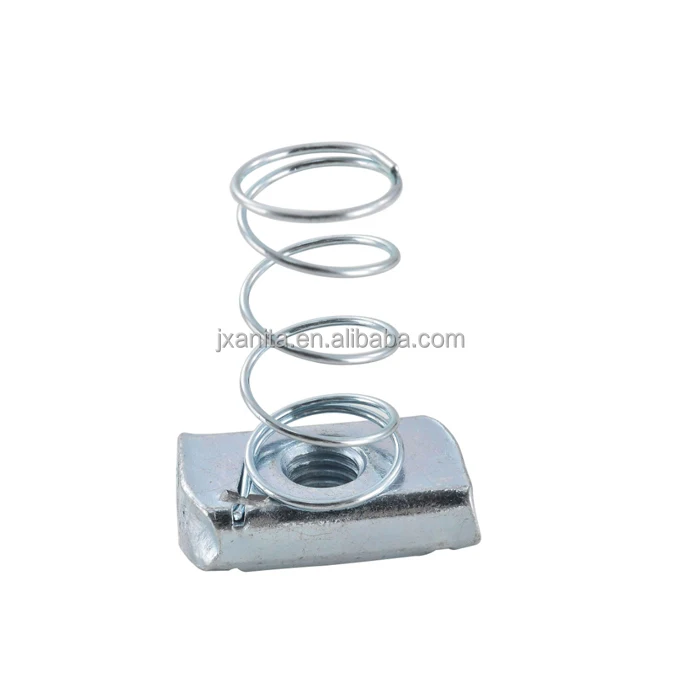 Unistrut Channel Nut,M10,Nut Base Dimensions 35 X 19 X 8mm,Steel,0.04kg