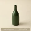 Jarrón redondo [Verde oscuro]