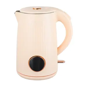 1.8L Electric Kettle Stainless Steel Auto Shut-Off Double Wall Rapid Heating Cordless Keep Warm for Home Garage Outdoor Use