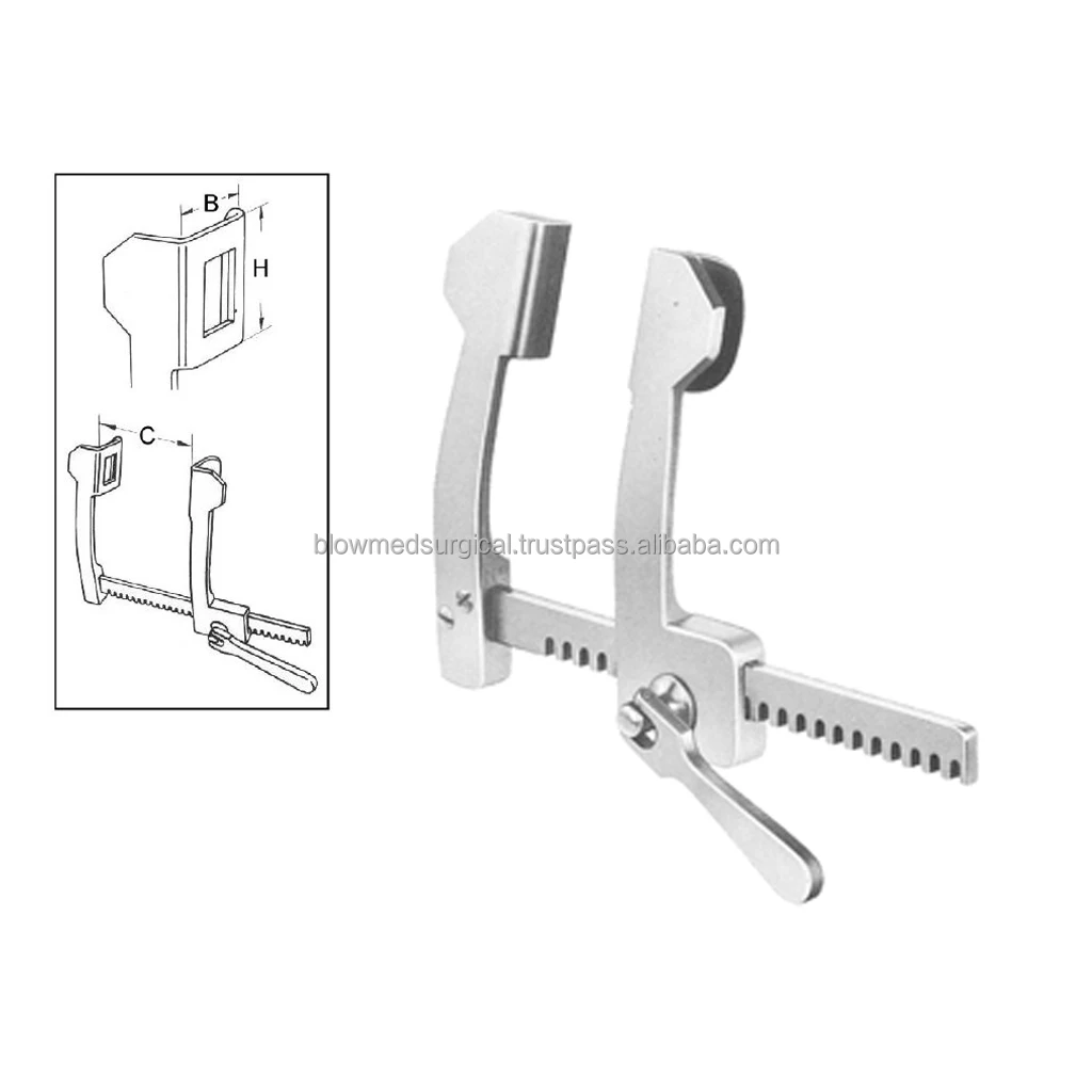 Cooley Rib Spreader Child Size High Quality Aluminum Cardio Vascular ...