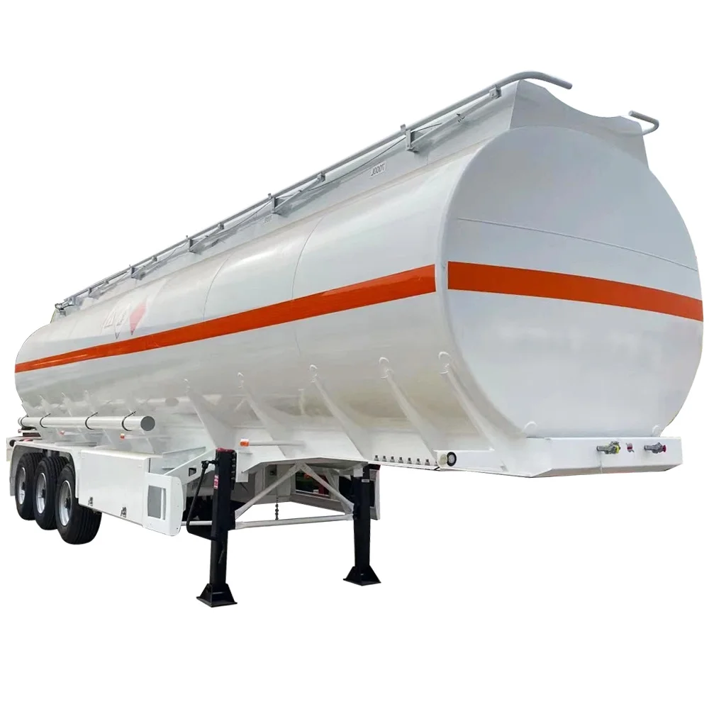 Liquid Fuel Bulk Cement Powder Diesel Tank Cargo Container Transport Utility Heavy Duty Tractor Dumping Ships Truck Semi Trailer