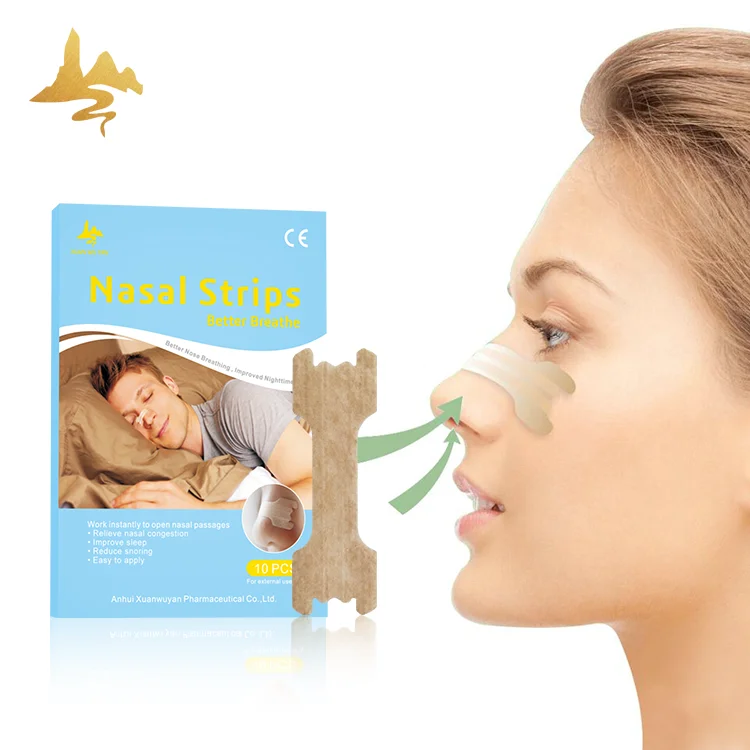 OEM Service Customized Transdermal Patch Extra Strength Better Breathe Nasal Strips to Stop Snoring