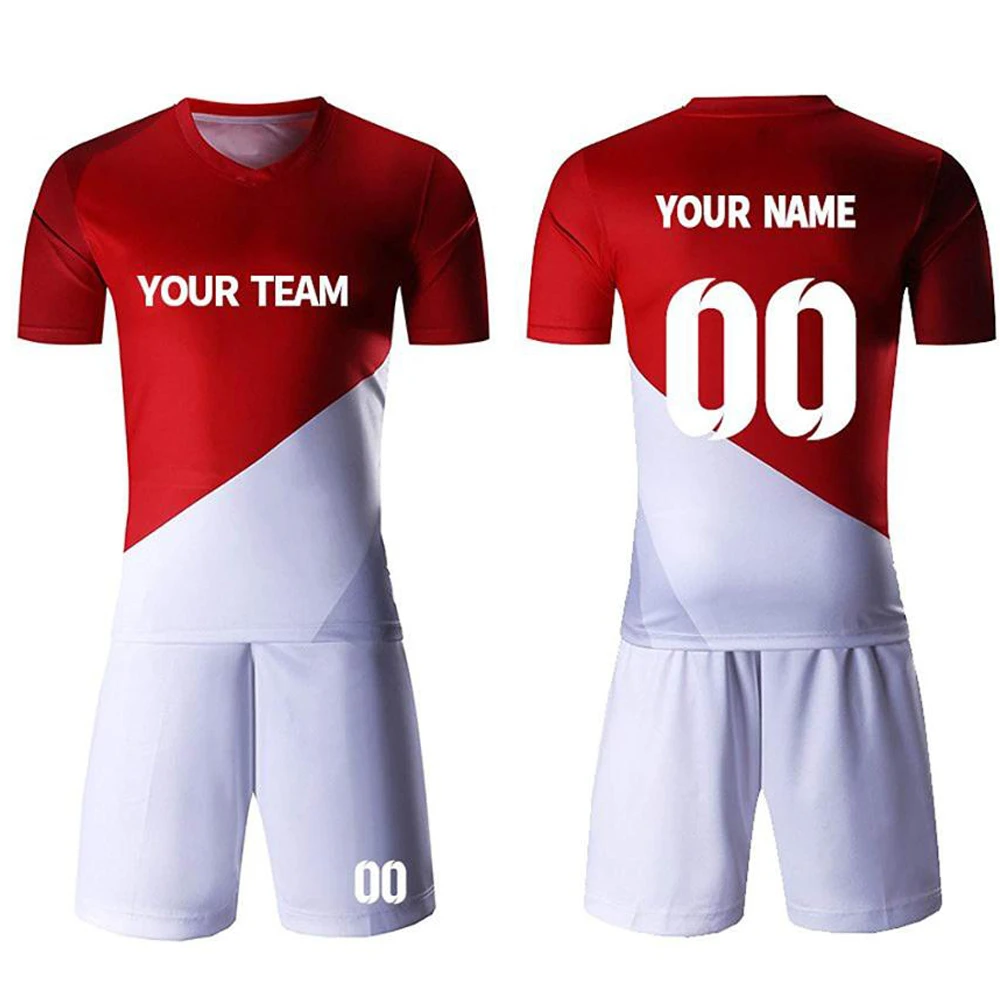 Glory Best Design Quick Dry Breathable Custom Sublimation Soccer Uniforms 100% Polyester Custom Team Wear With New Style for Men