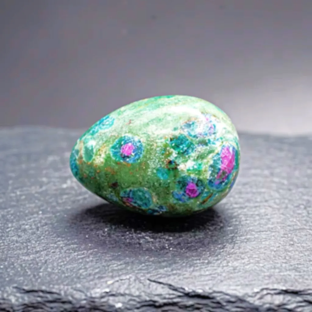 Natural Ruby in Fushite Small Size Gemstone Eggs Wholesale Crystal Crafts Natural Stones Reiki Rocks Minerals Feng Shui  Egg