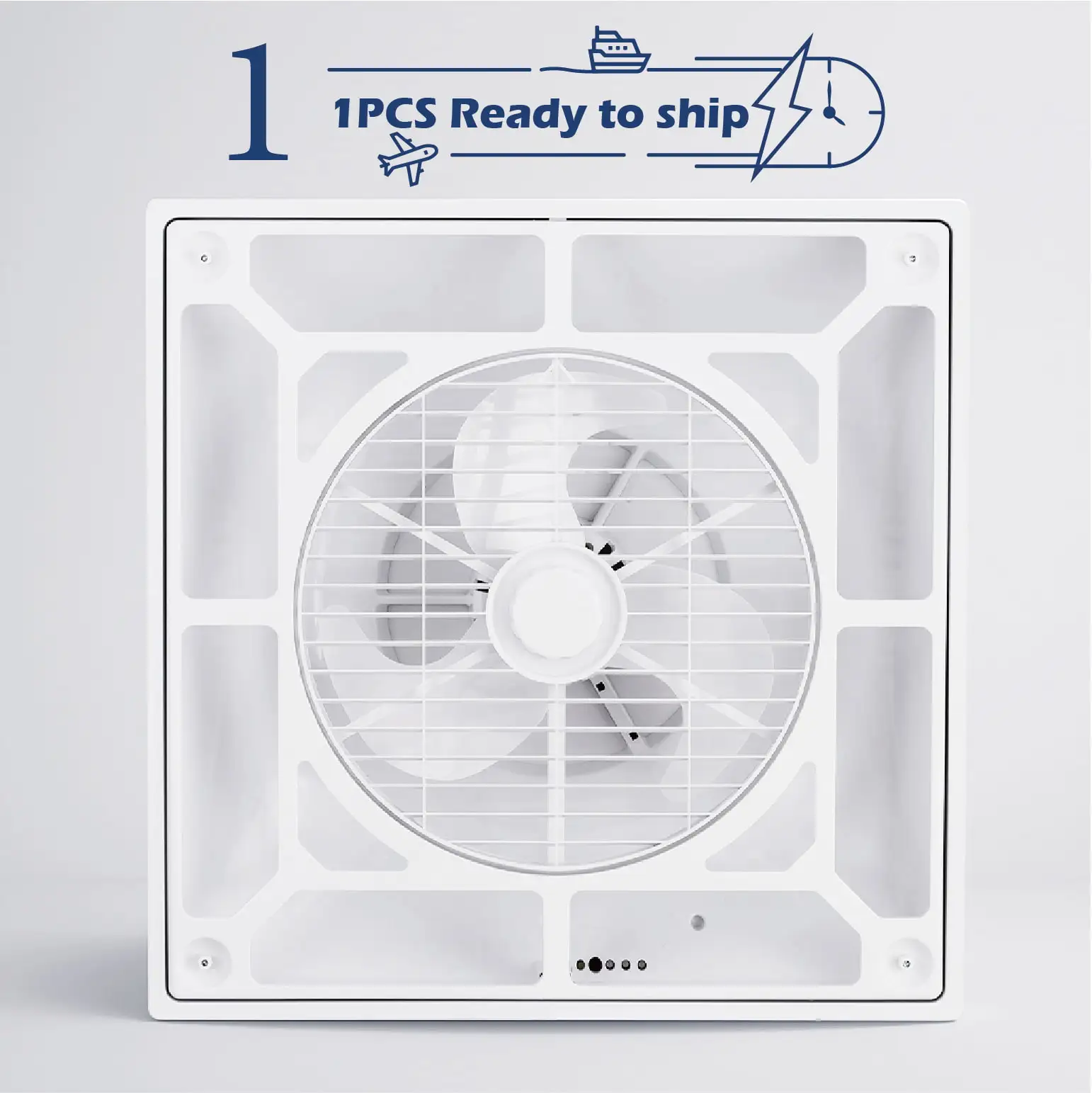 Energy Saving Air Cooling Ceiling Fan Low Noise Plastic Fan with Remote Control Electric Power Source