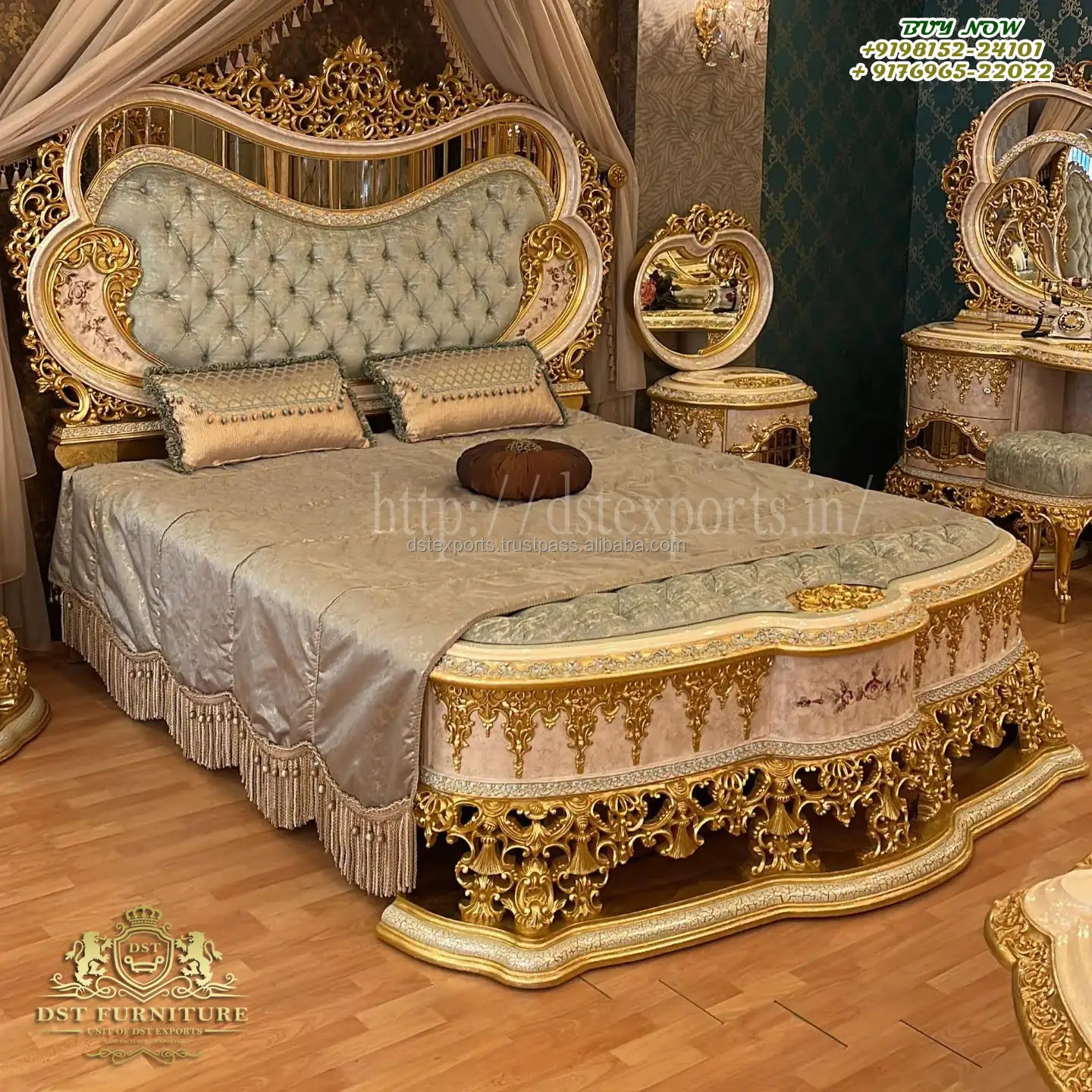 Louis Philippe Eastern King Bed Palace Furniture