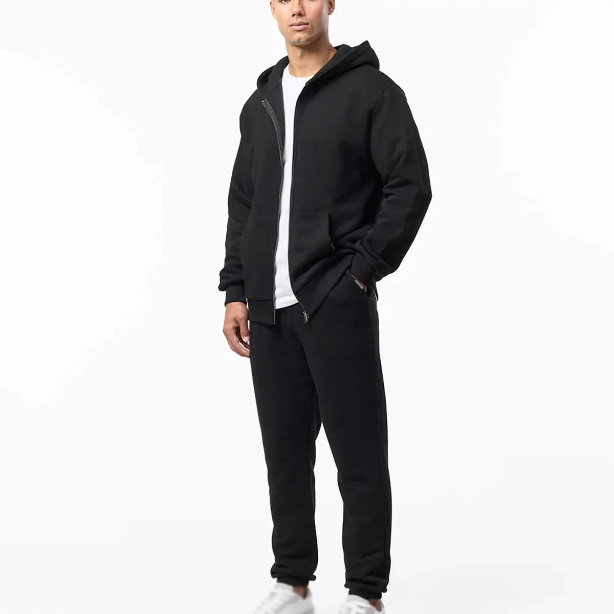 Wholesale 460gsm Cotton Fleece Streetwear Tracksuits Acid Wash Printed Custom Logo for US Clothing Brands Low MOQ Private Label