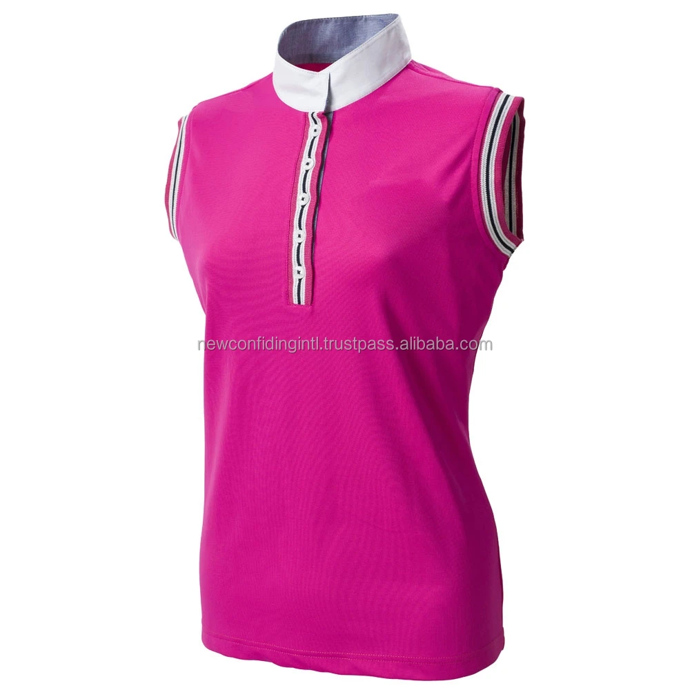 Hot Seller Equestrian Show Tops Horse Riding Show Shirts Long Sleeve 1/4 Zip Sun Shirt Oem