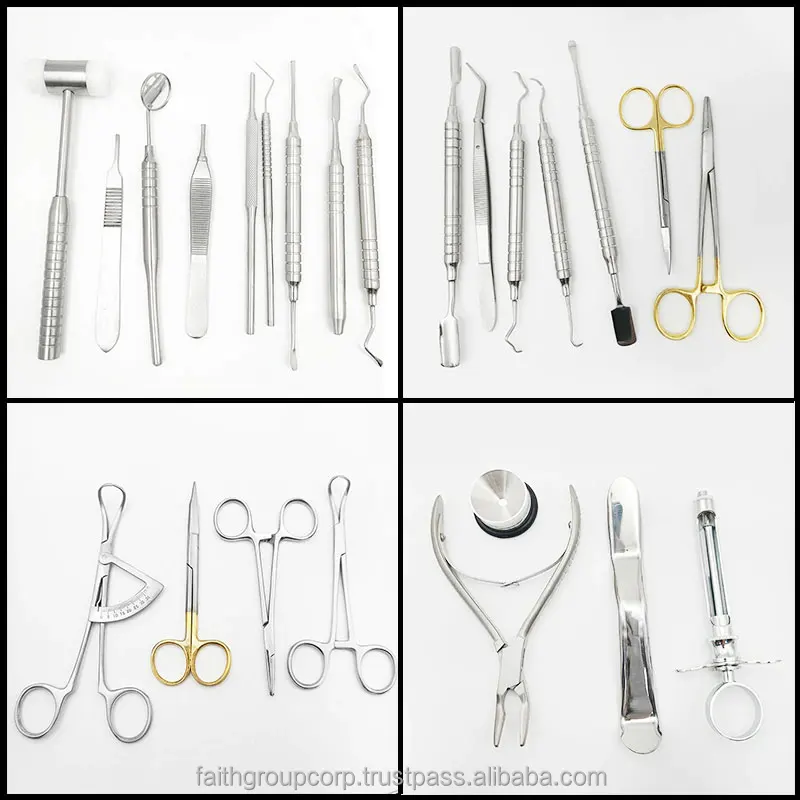 26 Pcs Set Dental Implant Tools Basic Instrument Set Dental Implant Surgery Kit Dentist Surgical