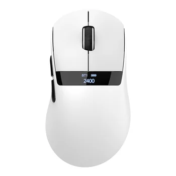 Xunfox H9 Lightweight PAW3311 Wireless for BT Gaming Mouse Three-Mode with Screen Display