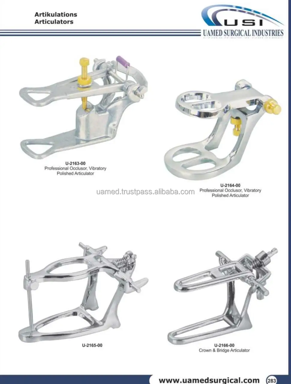 Dental Laboratory Articulators Lab Articulator Lightweight Anatomical