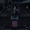 Black with red quilting
