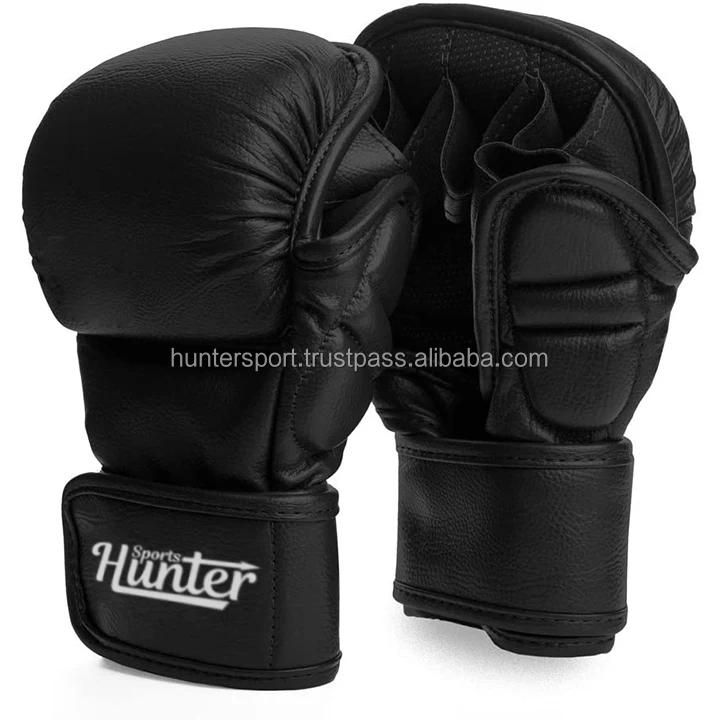 Professional Boxing Gloves Mma Boxing Gloves Leather Grappling Gloves