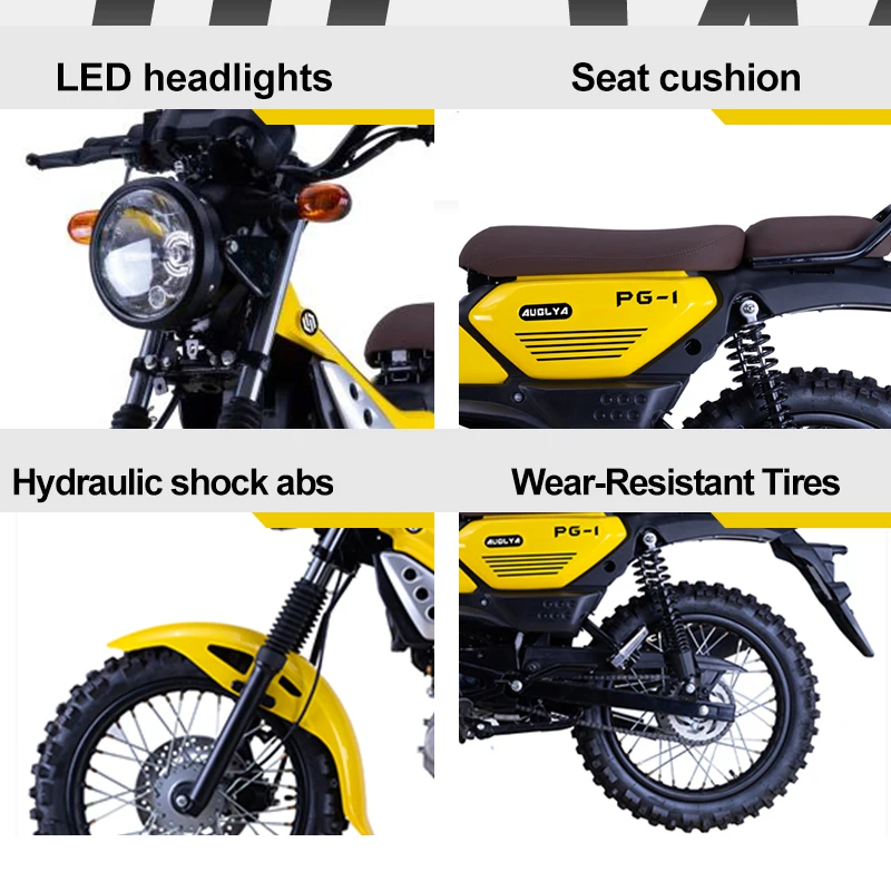 Zonsen 125cc off-Road Motorcycle - Classic Bent-Frame Design
