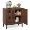Walnut and Black Color