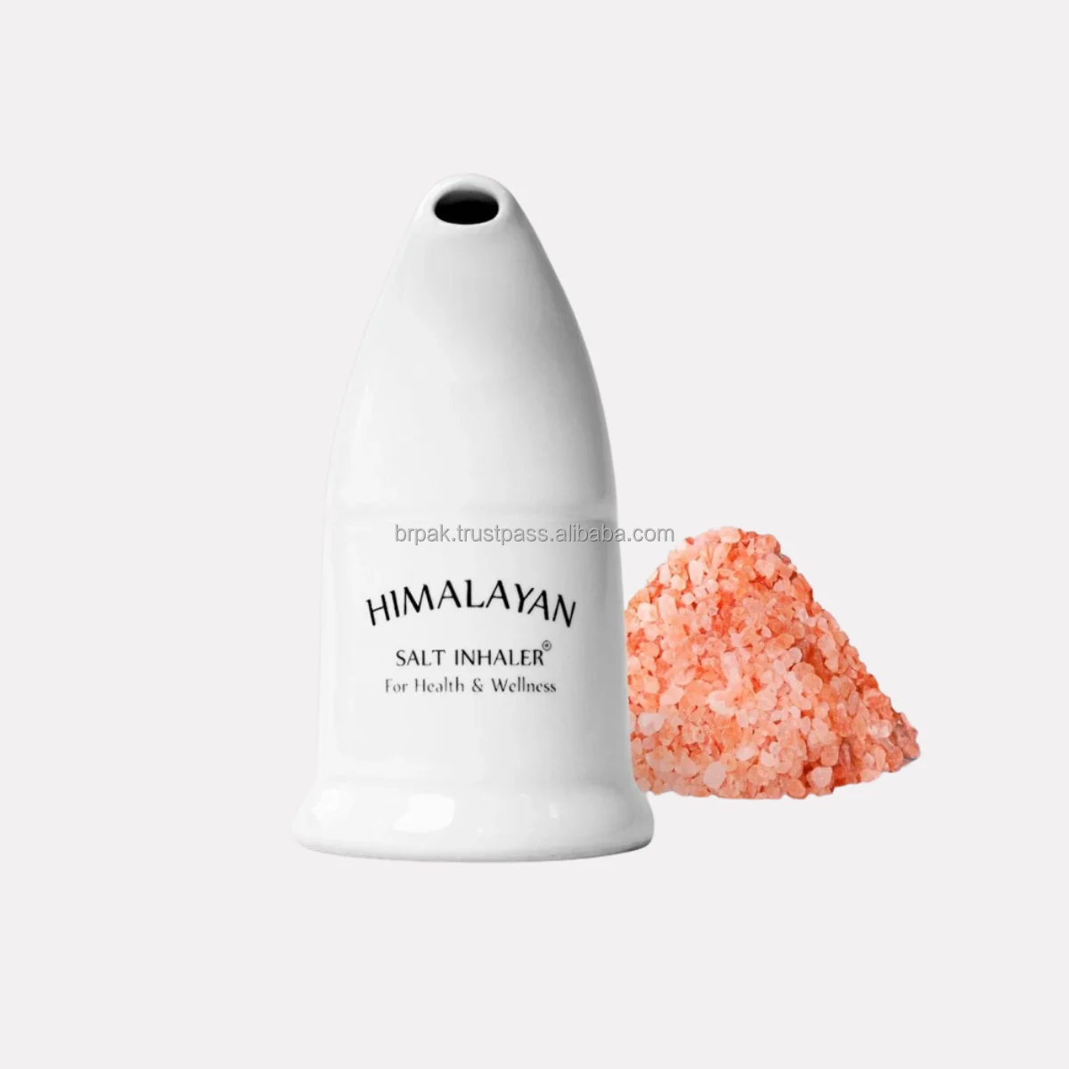Himalayan Salt Inhaler Refillable Porcelain Handmade Nose Himalayan