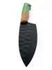 Vibrant Forest Green, Natural Honey Wood Grain
