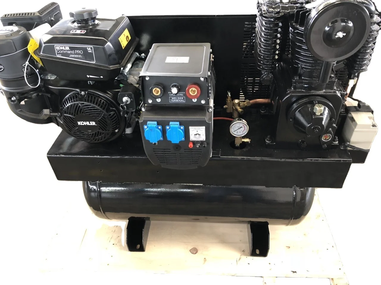3- In- 1 Multifunctional air Compressor Italy Linz Generator  Welder Super Economy Saving Cost and Space for Customers