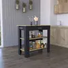 Black / Light Oak Color