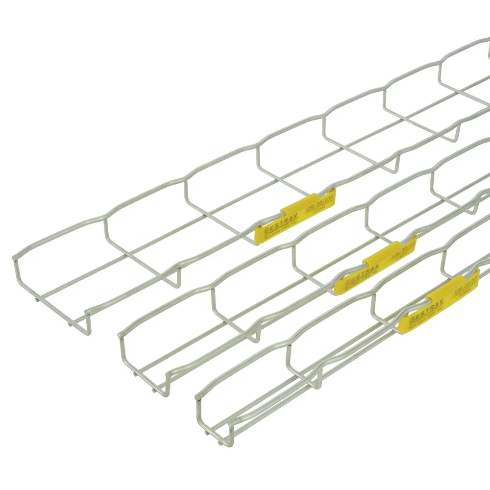 Cable Tray,Wire Mesh Cable Tray Inox 304 30mm High 3m Long O 6.0 Cable ...