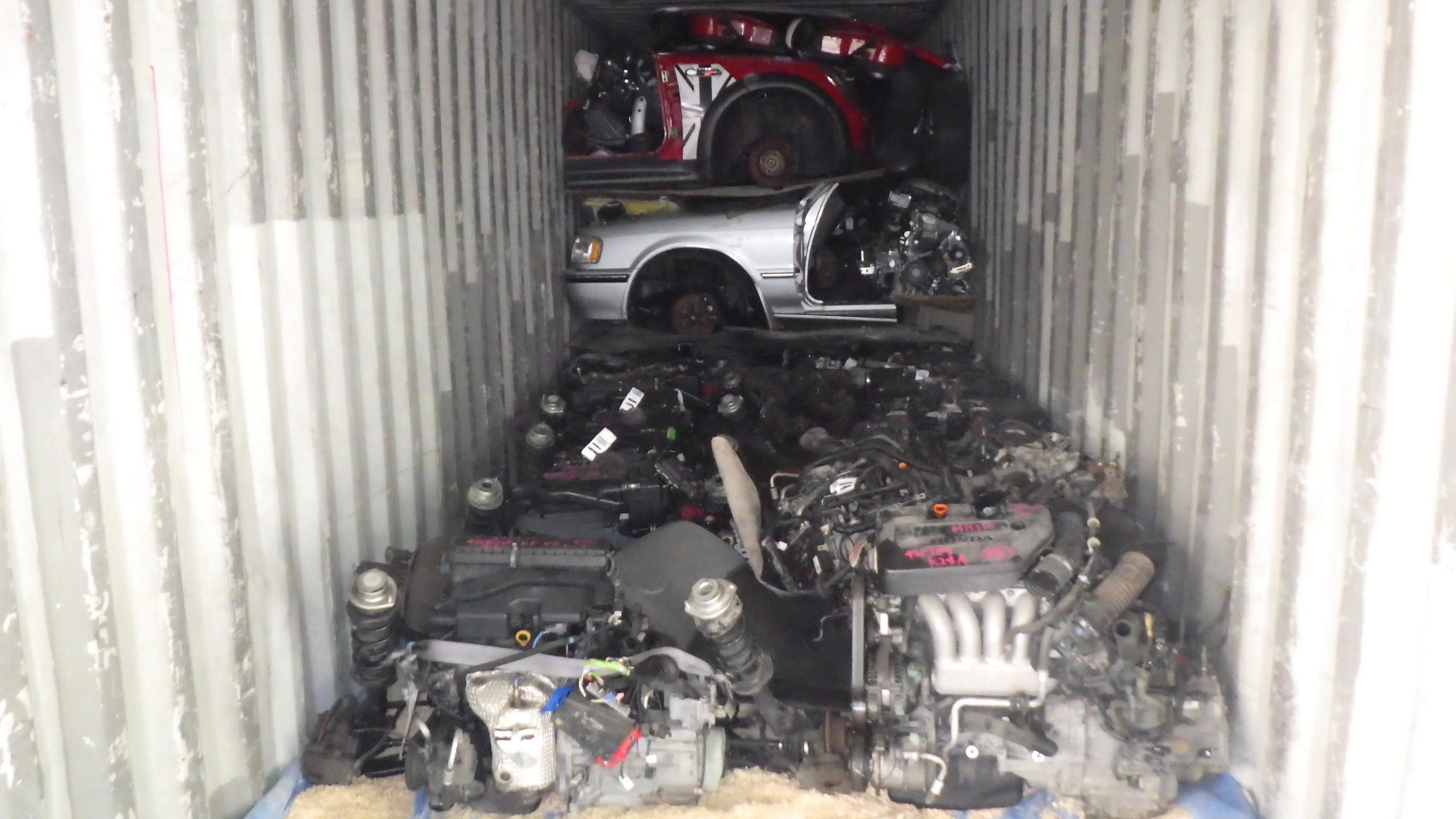 Container Load Used Engine Japan Used Car Parts