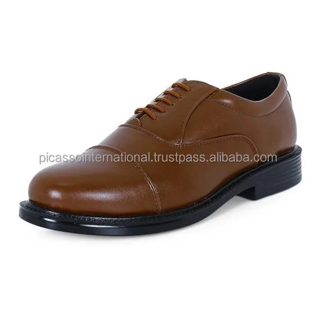 Indian Manufacturer of Good Quality Classic Design Formal Casual Office Party Wear Men's Genuine Leather Shoes at Factory Price