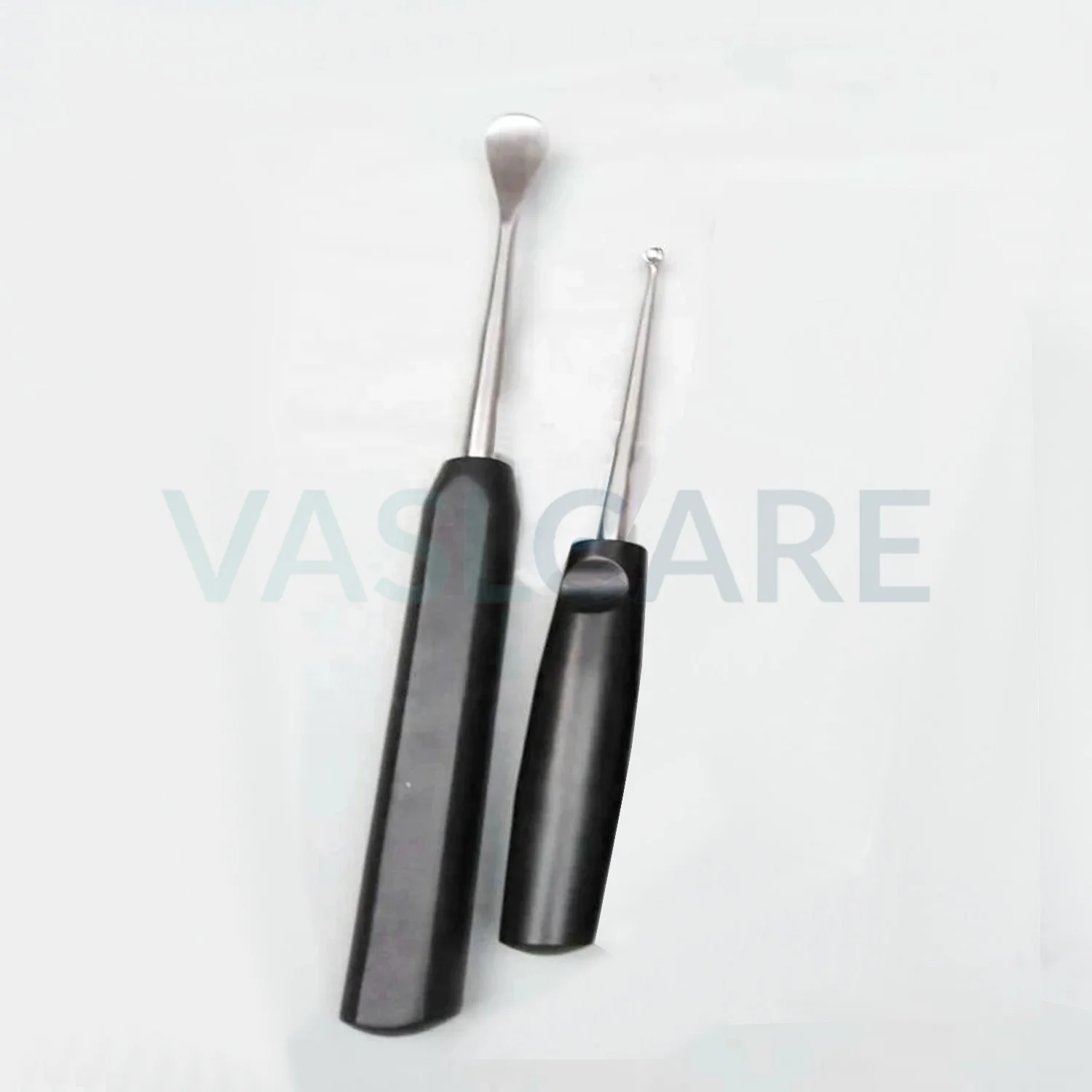 Orthopedic Spoon & Chesil Set of 7 Peaces Black Handle Osteotome Orthopedic Tool Bone Spoon and Chisel by Vaslcare