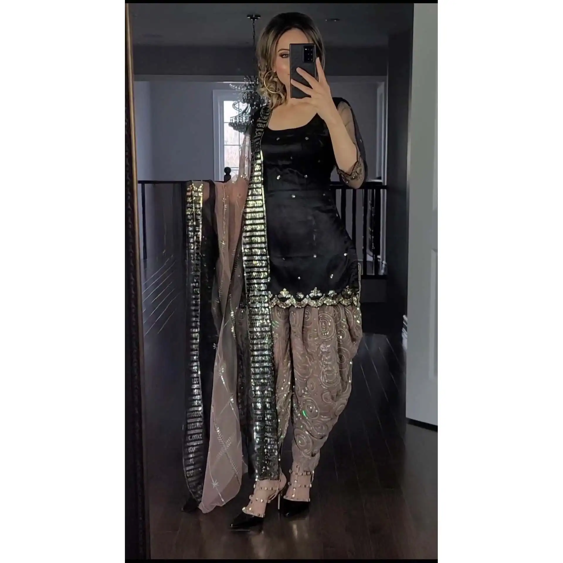 party wear patiyala dress Ready to Wear Indian Pakistani Sewn Salwar Kameez Punjabi Designer Patiyala  Dress ( Green, L - 42 )