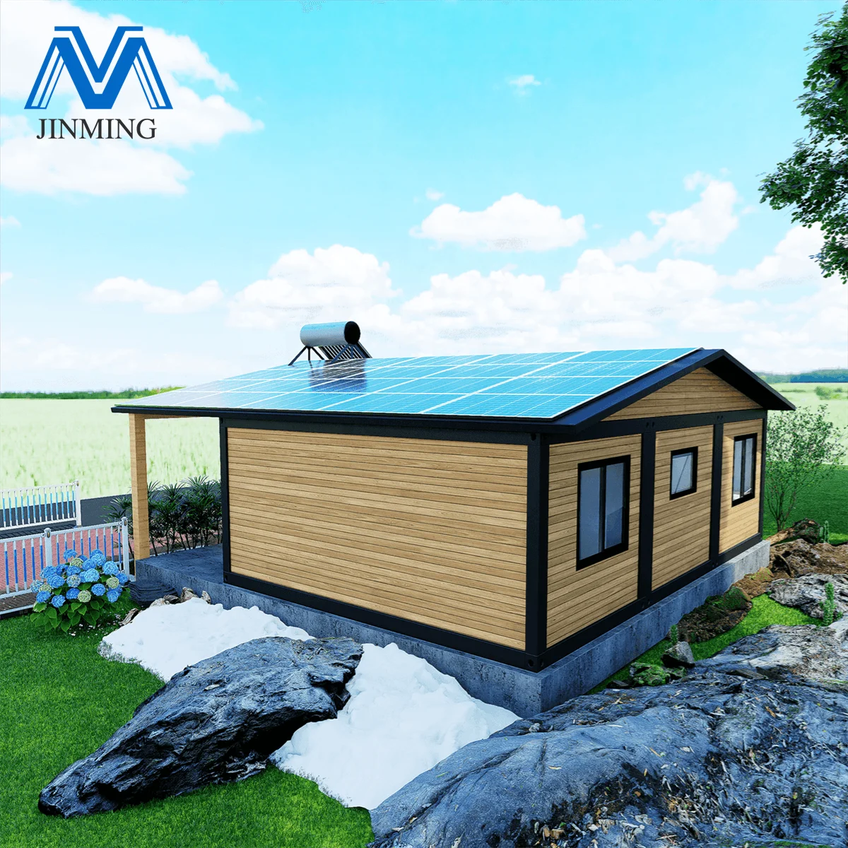 Luxury Prefab 3 Bedrooms Flat Pack Container Houses Prefabricated Homes ...