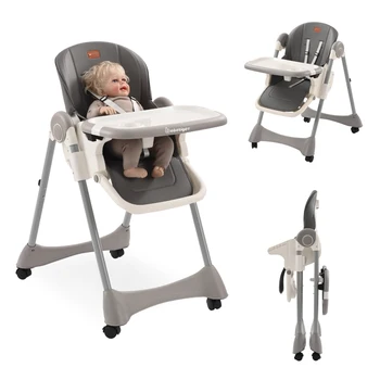 2025 Top Sell 3 in 1 Baby Dining Chair Multifunctional Folding Portable Baby High Chair Children Chair