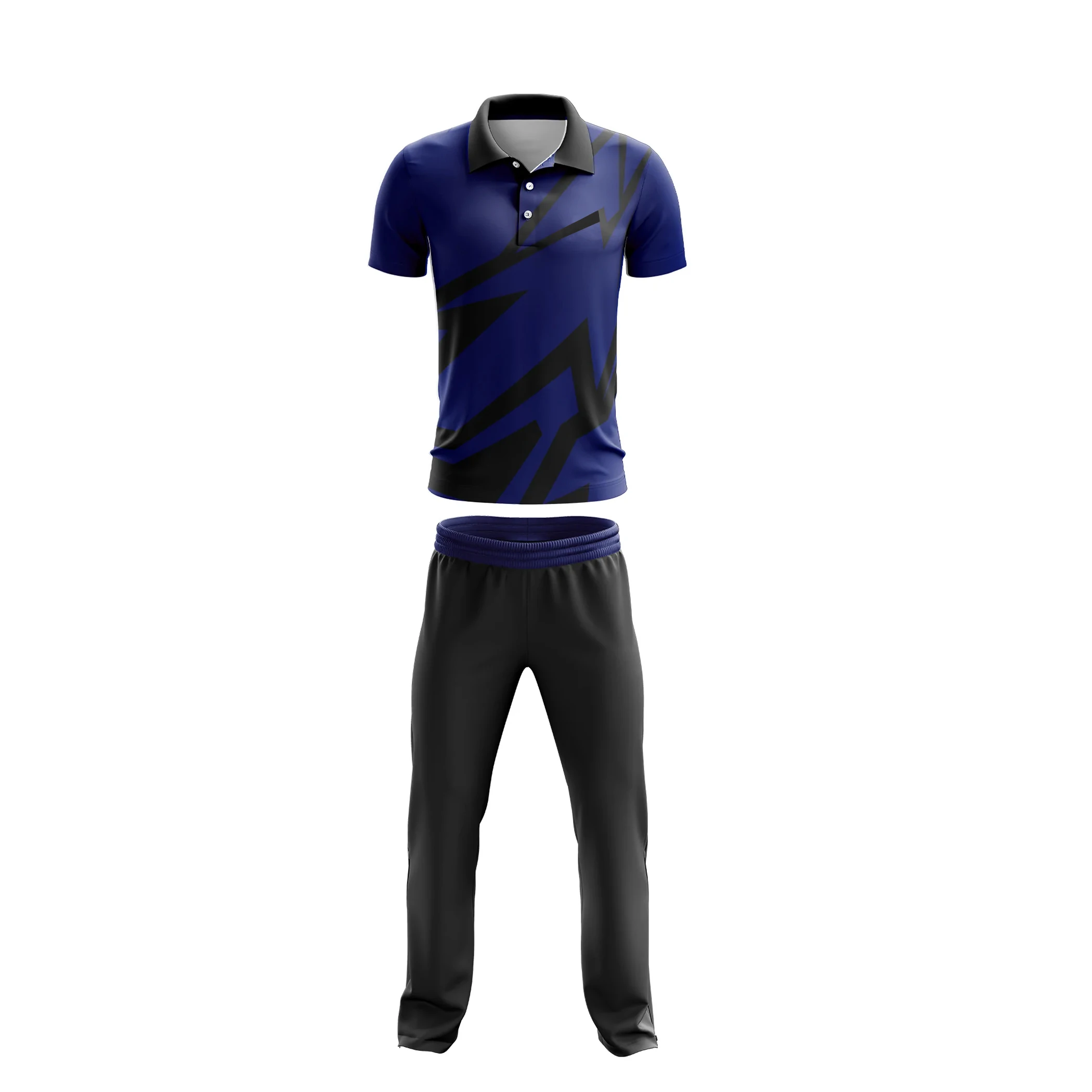Men Wear Team Logo and Name Cricket Jersey Sublimation Printing Cricket Apparel Sport Training Uniform